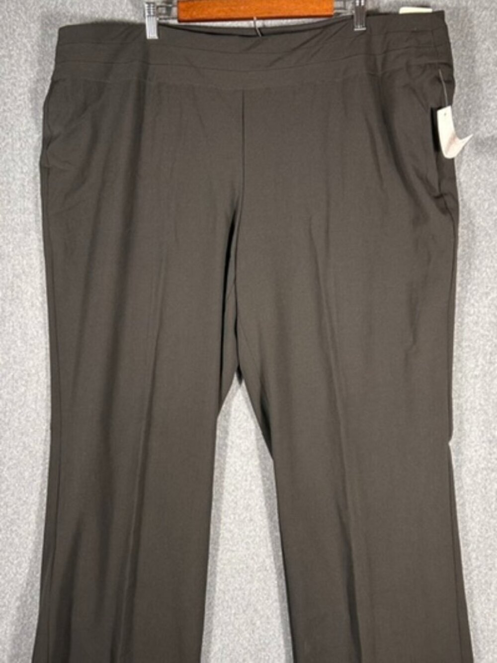 CJ Banks Trousers Womens Sz 24W Black Moderately Curvy Fit Comfort Waist NWT